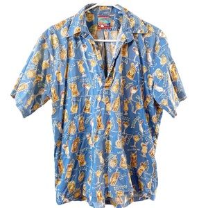 Reyn Spooner x Joe Kealoha Tropical Drinks Hawaiian Popover Shirt